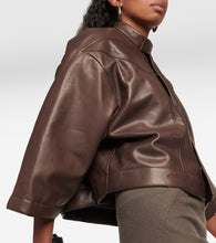 Rick Owens Cropped leather jacket