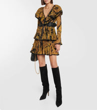 Etro Paisley pliss√É¬© minidress