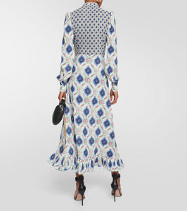 Etro Printed midi dress