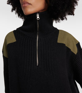 MM6 Maison Margiela Cotton and wool sweatshirt dress