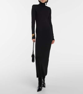 Saint Laurent Wool maxi dress
