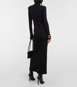 Saint Laurent Wool maxi dress