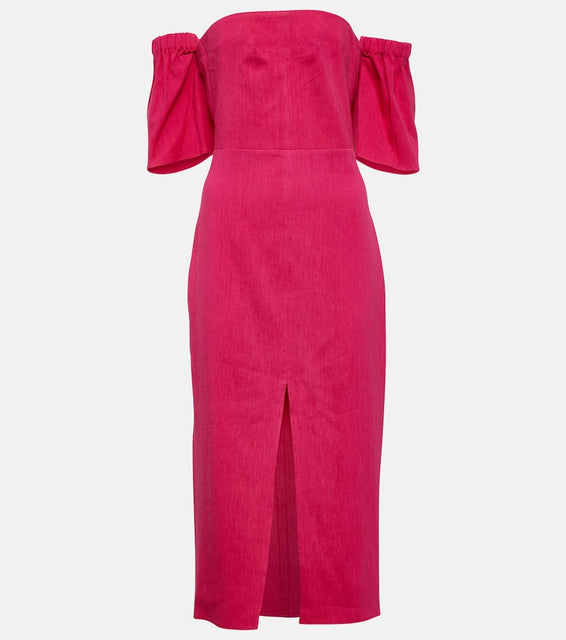 Isabel Marant Stony off-shoulder midi dress