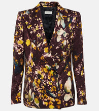 Dries Van Noten Floral double-breasted blazer