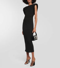 Wardrobe.NYC Ruched jersey midi dress