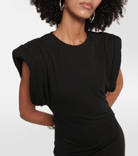 Wardrobe.NYC Ruched jersey midi dress