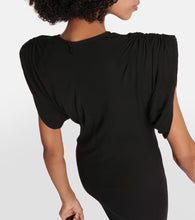 Wardrobe.NYC Ruched jersey midi dress