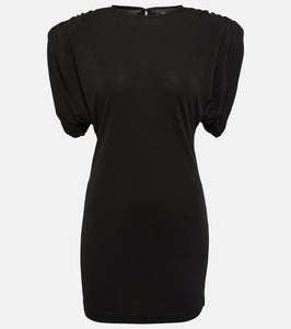 Wardrobe.NYC Ruched jersey minidress