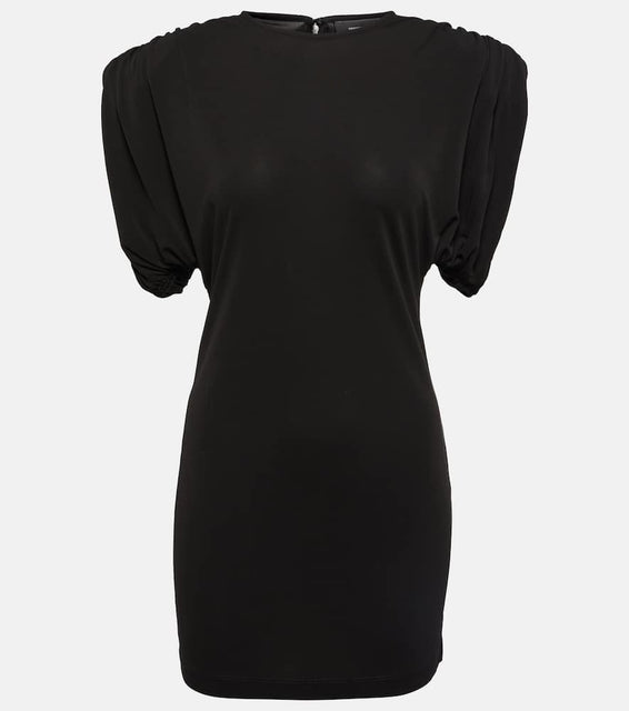 Wardrobe.NYC Ruched jersey minidress