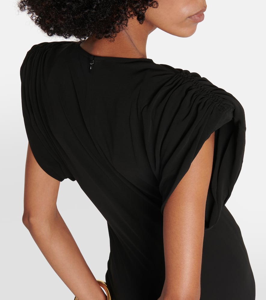 Wardrobe.NYC Ruched jersey minidress