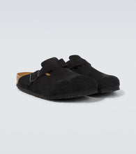 Birkenstock Boston SBF suede mules