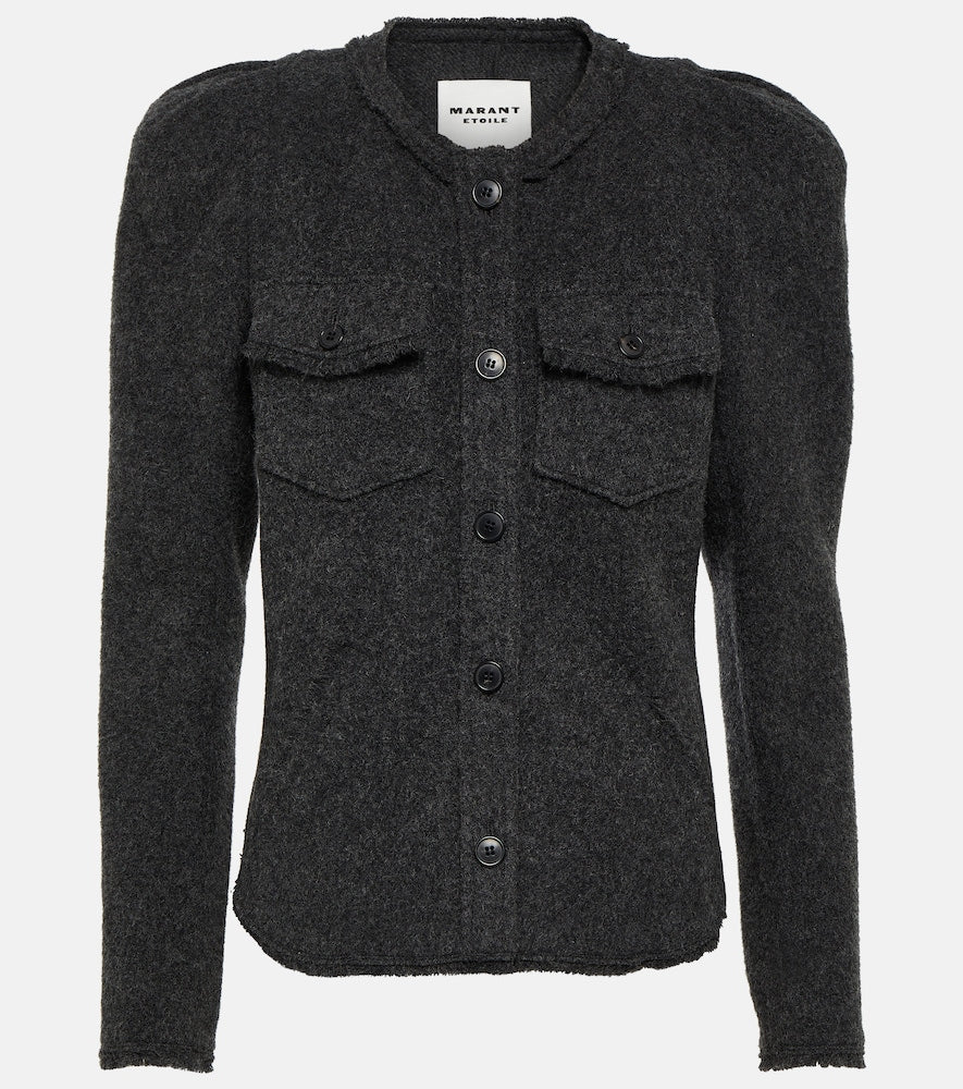 Marant Etoile Nelly tweed jacket - Marant Etoile Nelly 粗花呢夹克