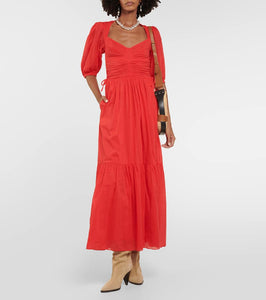 Marant Etoile Leoniza cotton maxi dress