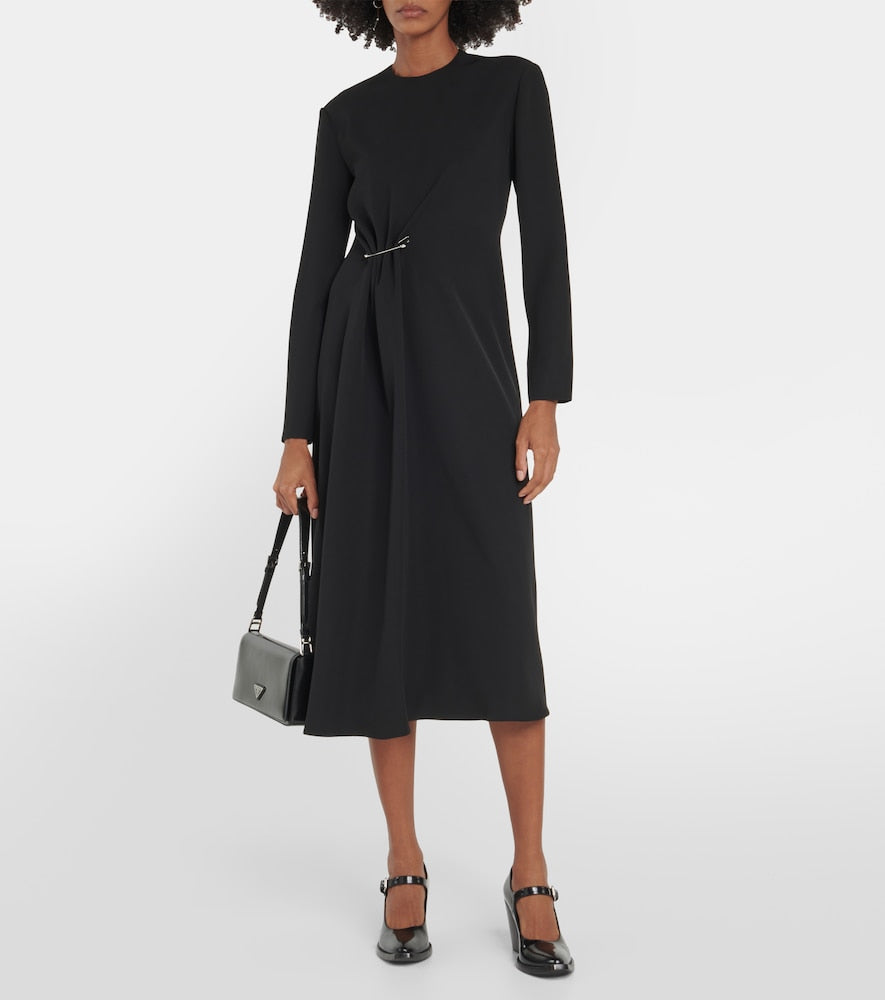 Prada Embellished  midi dress