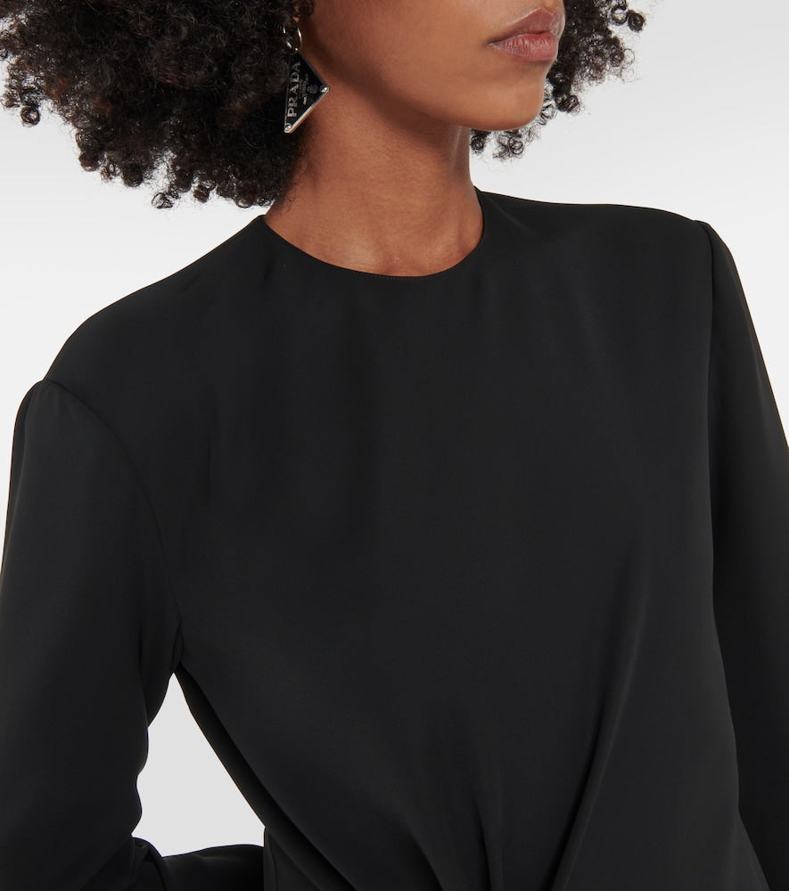 Prada Embellished  midi dress