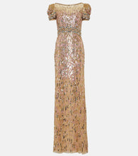 Jenny Packham Embellished gown. 珍妮·帕克汉姆缀饰礼服