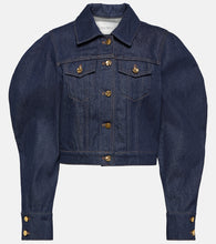 Nina Ricci Cropped denim jacket - Nina Ricci 短款牛仔外套