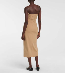 The Row Haku bodycon jersey midi dress
