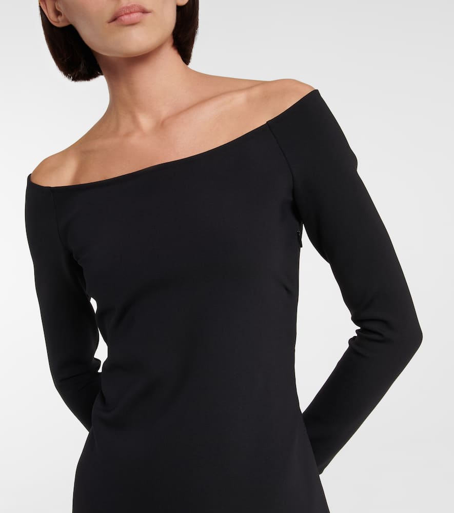 The Row Coralinda scuba midi dress