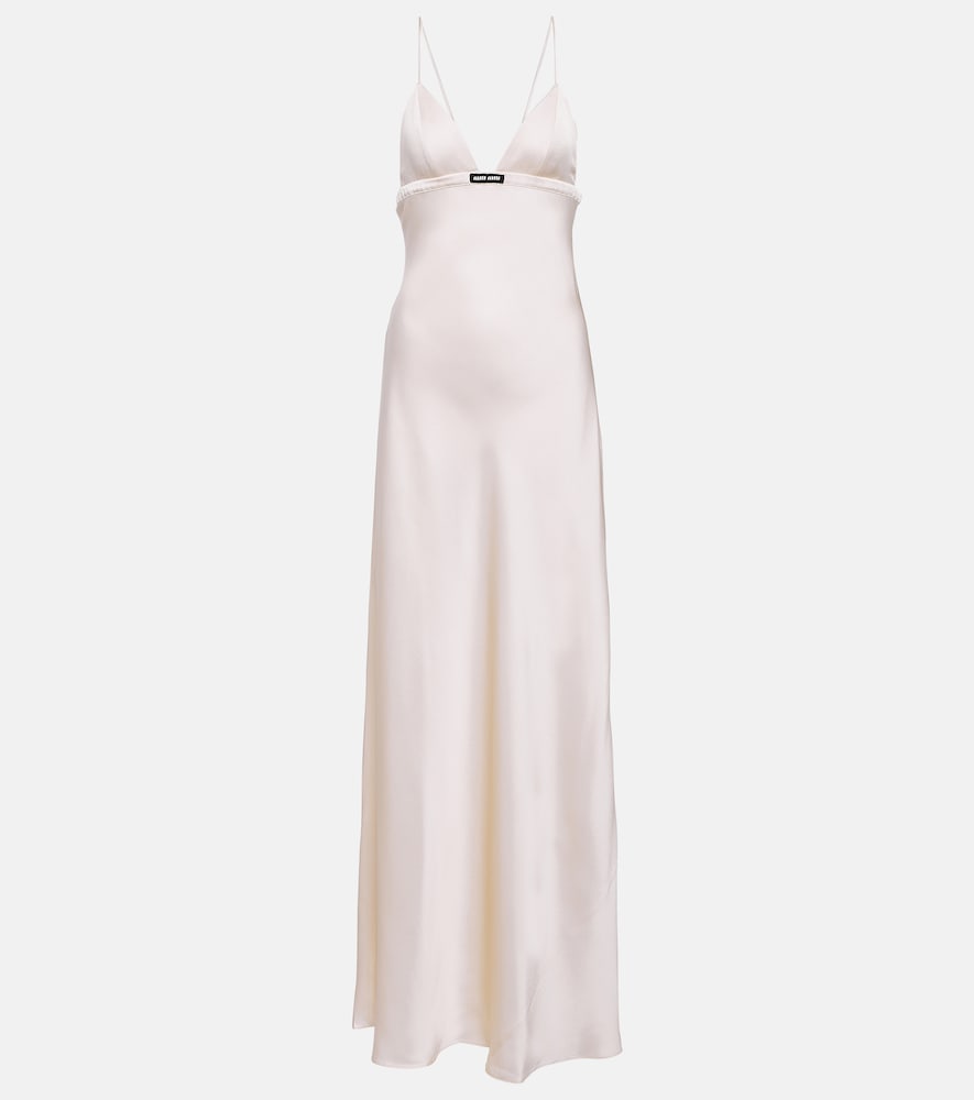 Miu Miu Satin gown. Miu Miu 缎面礼服