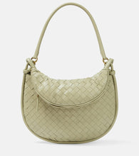 Bottega Veneta Gemelli Intrecciato leather shoulder bag. Shop Bottega Veneta Shoulder Bags for women now.