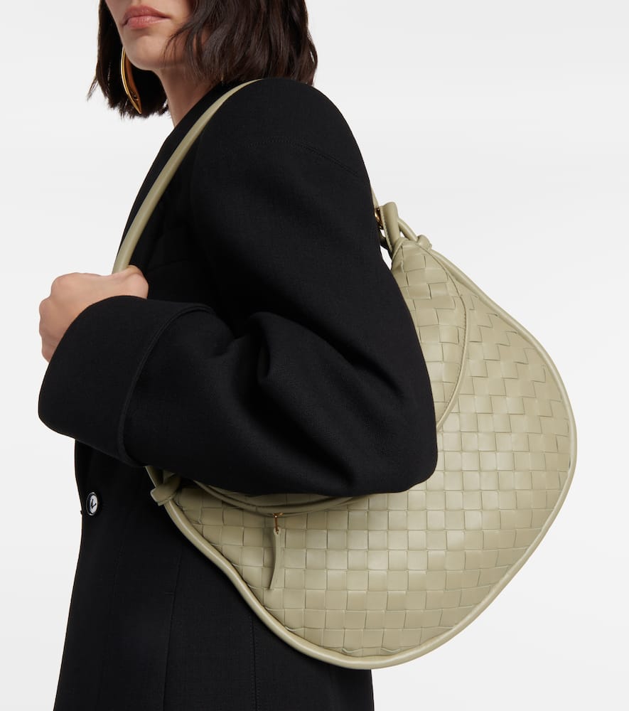 Bottega Veneta Gemelli Intrecciato leather shoulder bag