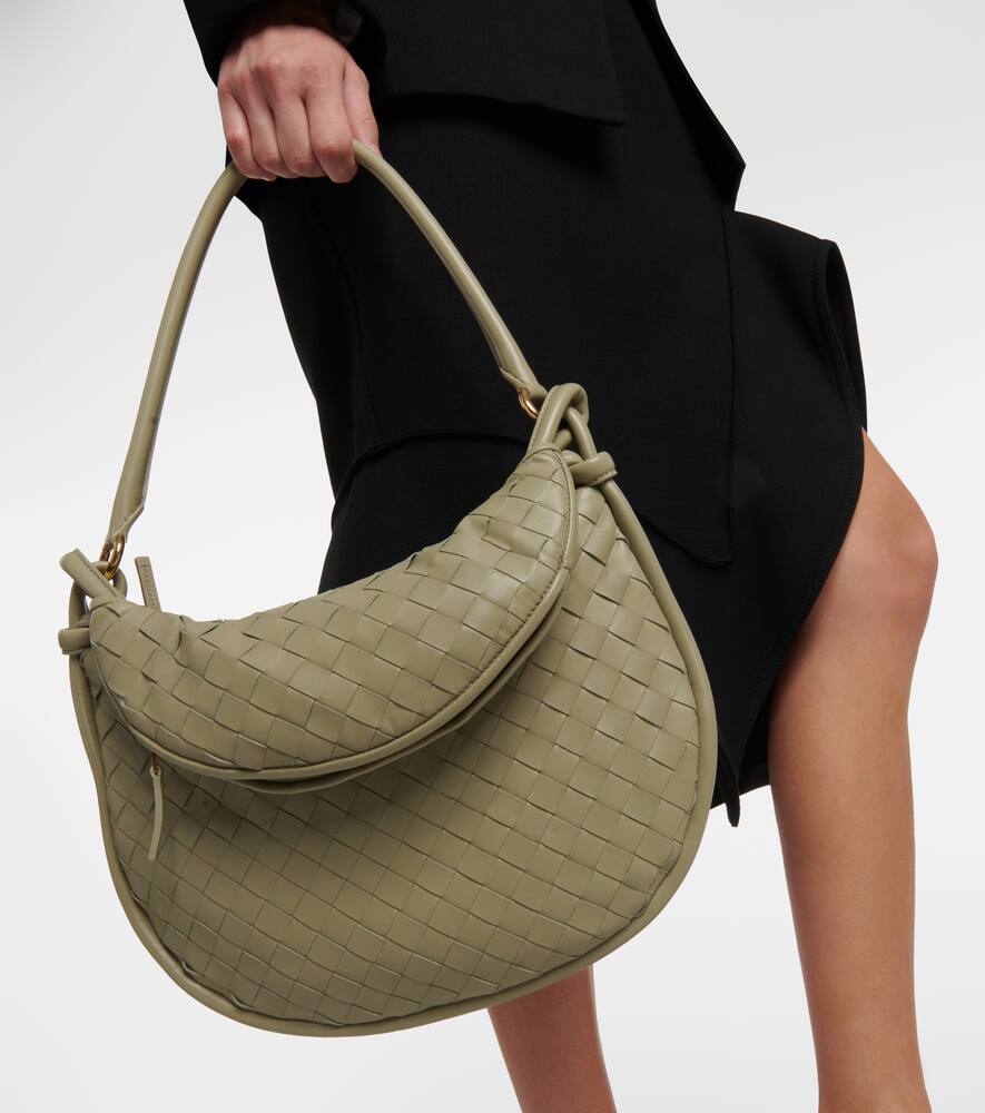 Bottega Veneta Gemelli Intrecciato leather shoulder bag
