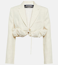 Jacquemus La Croissant linen-blend jacket - Jacquemus La Croissant 亚麻混纺夹克