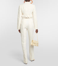 Jacquemus La Croissant linen-blend jacket