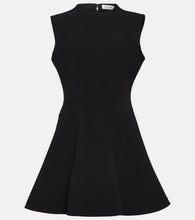 Alaia `A-line crepe minidress