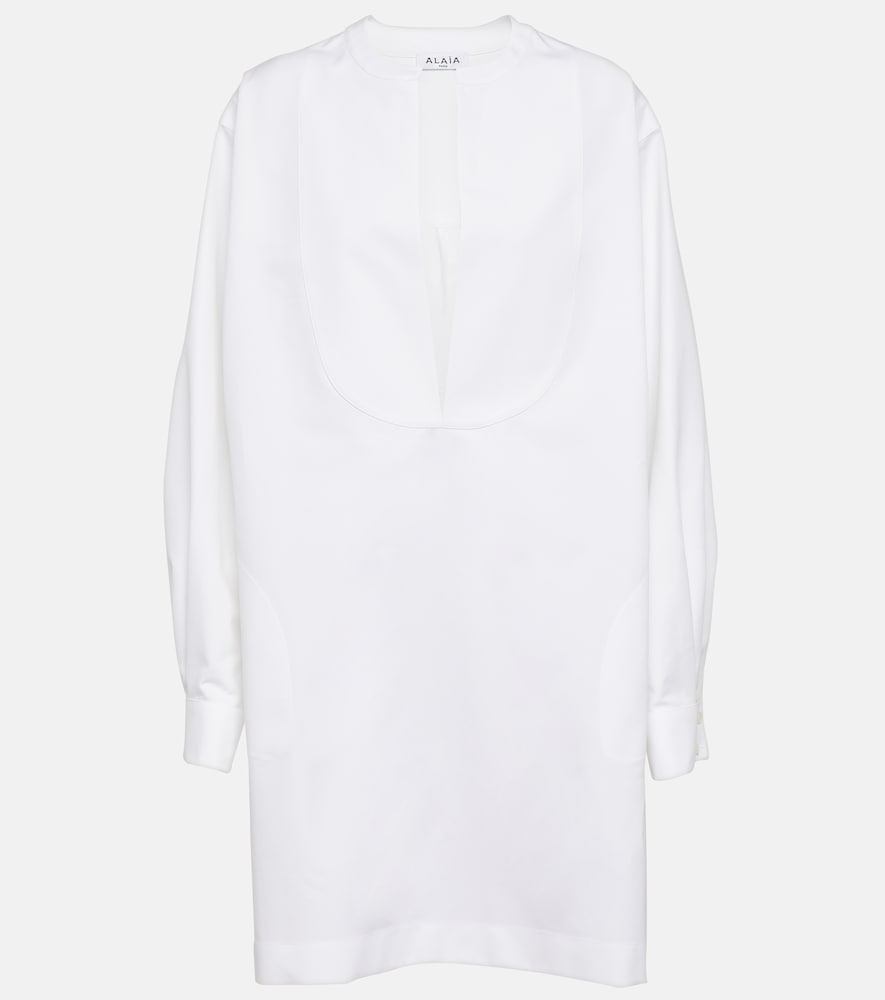 Alaia Cotton poplin minidress. Alaia 棉质府绸迷你连衣裙