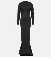 Alaia Embellished taffeta gown