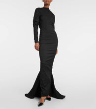 Alaia Embellished taffeta gown