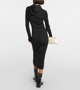 Jil Sander Wool-blend midi dress