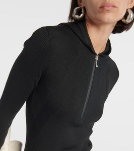 Jil Sander Wool-blend midi dress