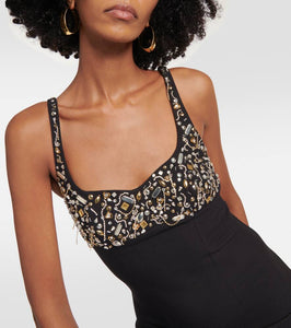 Safiyaa Beatriz embellished gown