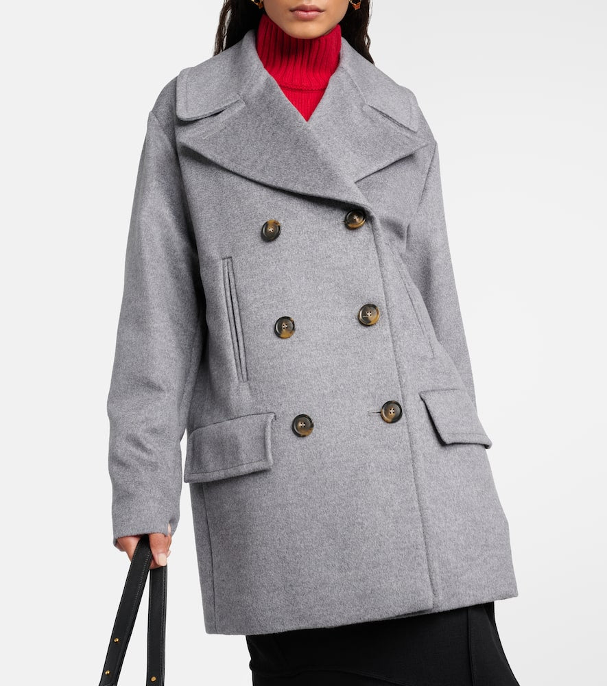 Sportmax Martora oversized virgin wool peacoat