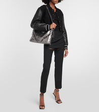 Givenchy Voyou Medium metallic leather shoulder bag