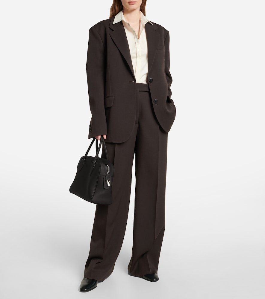 The Row India 12 leather tote bag