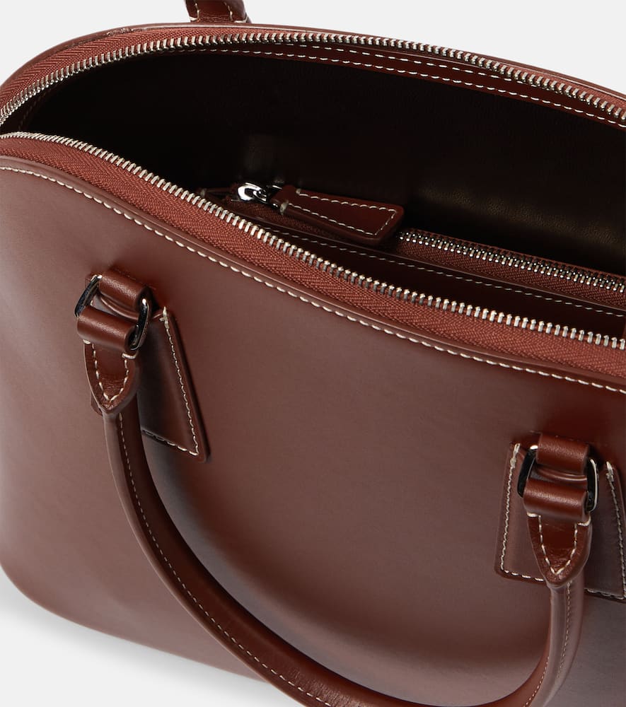The Row Nina Small leather tote bag