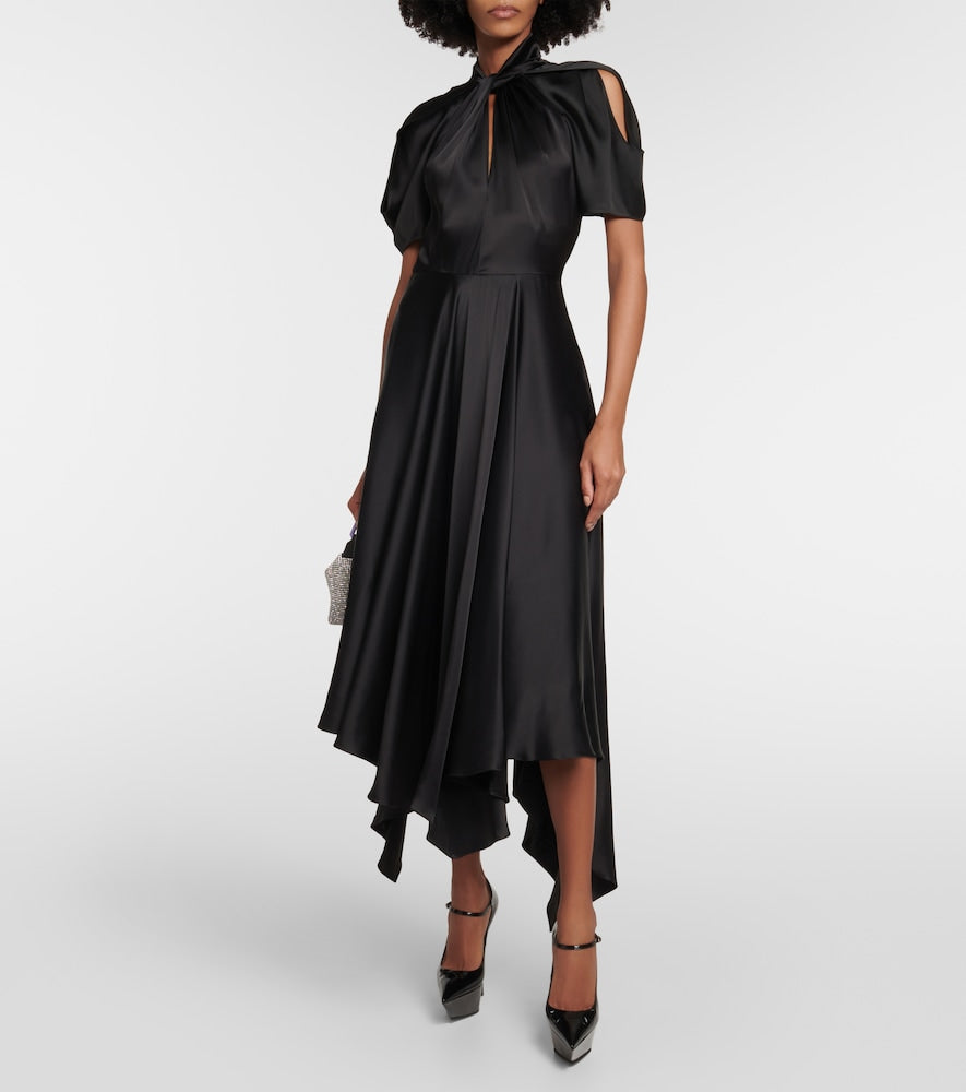 Amina Muaddi Yigit patent leather platform pumps