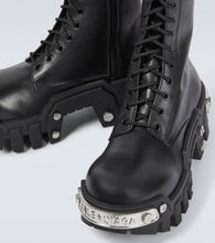 Balenciaga Bulldozer leather lace-up boots