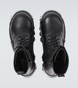 Balenciaga Bulldozer leather lace-up boots