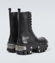 Balenciaga Bulldozer leather lace-up boots
