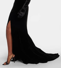 Costarellos Velvet gown