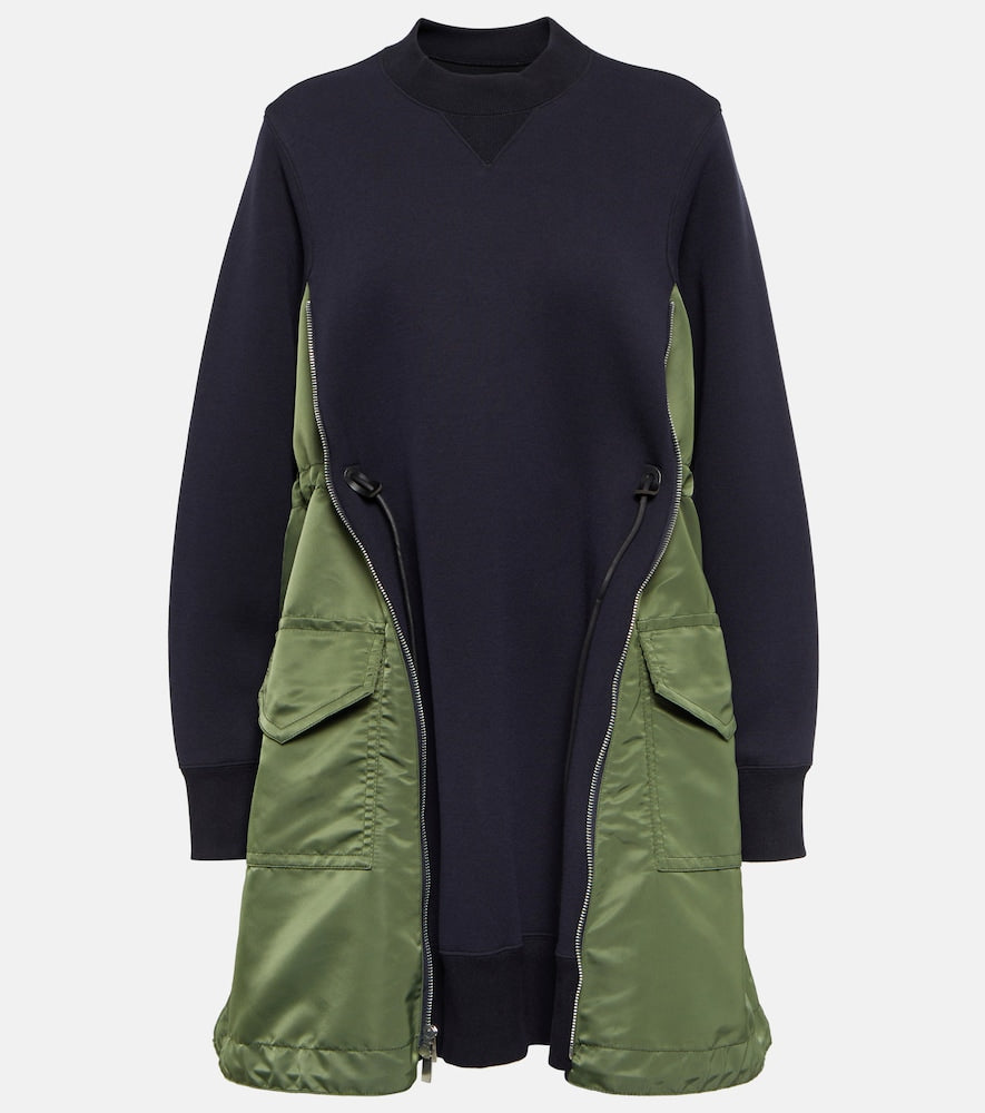 Sacai Cotton minidress. Sacai 棉质迷你连衣裙
