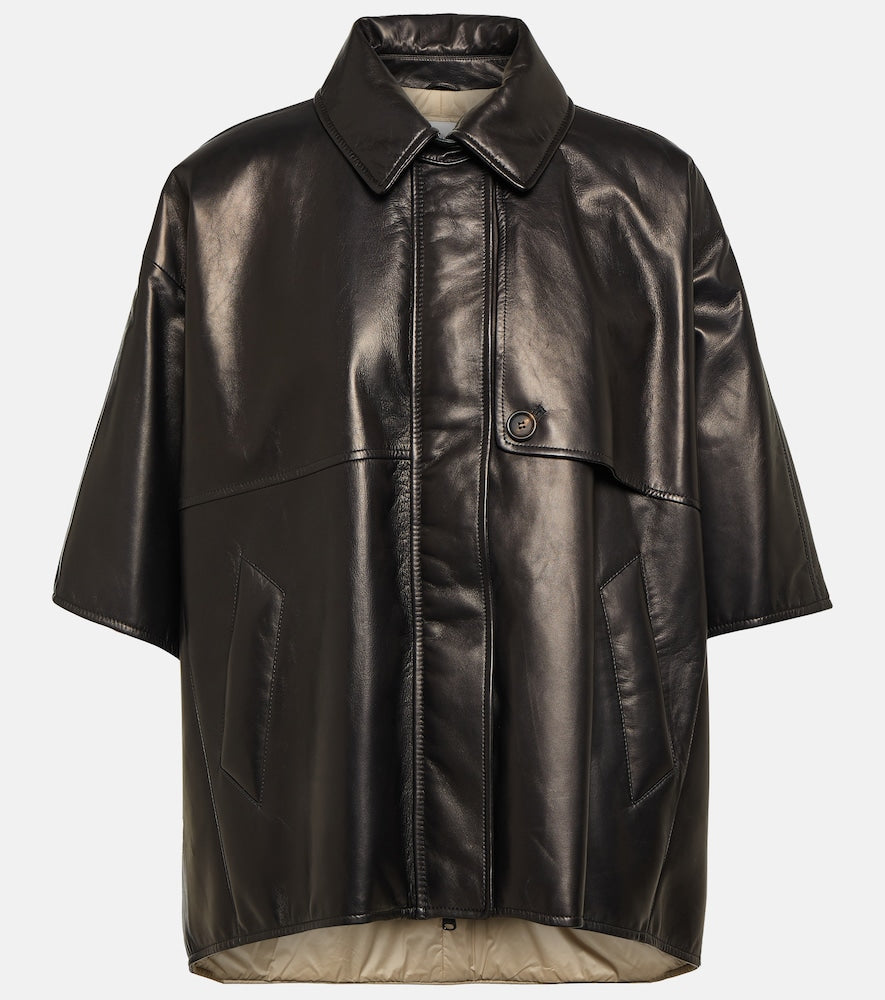 Brunello Cucinelli Leather overshirt - Brunello Cucinelli 皮革外套