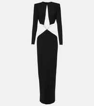 MÔNOT Cutout crêpe maxi dress