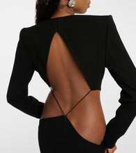 MÔNOT Cutout crêpe maxi dress