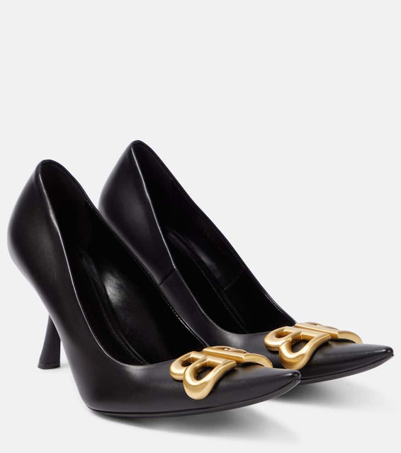 Balenciaga Flex BB 90 leather pumps